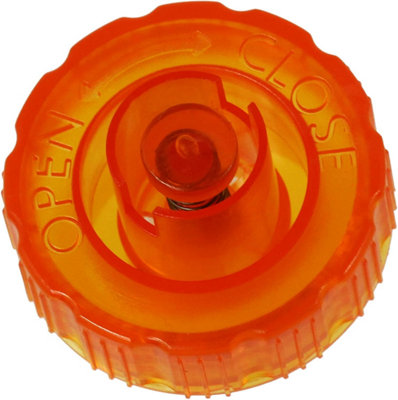 B&Q -  Water Bottle Lid For Dimplex Optimyst Electric Fire Heater Container Cap Orange