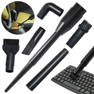 B&Q -  Micro Tool Kit Mini Attachments Compatible With Vax Vacuum Cleaner 32mm Pc Desk Car