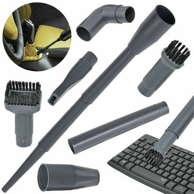 Spares2Go Micro Tool Kit Mini Attachments Compatible With Miele Vacuum Cleaner 35mm Pc Desk Car from B&Q