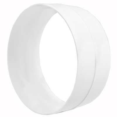 Spares2Go Vent Hose Extension Adaptor Duct Pipe Outlet Ring (5" / 125mm) from B&Q