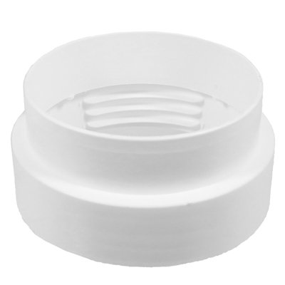 Spares2go Tumble Dryer Vent Adaptor Threaded Male Duct Hose Outlet Connector (4" / 100Mm) - Image 3