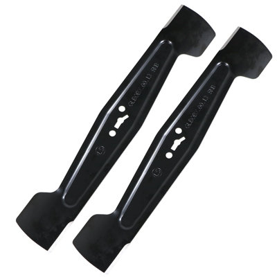 B&Q -  Blade Compatible With Spear & Jackson 40V S4037Cr Cordless Lawnmower Mower Cutter 37Cm X 2