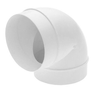 Spares2Go Bend Elbow Duct 90 Degree Vent Hose Pipe Tube Hydroponics / Tumble Dryer Ducting Connector (4" / 100mm) from B&Q
