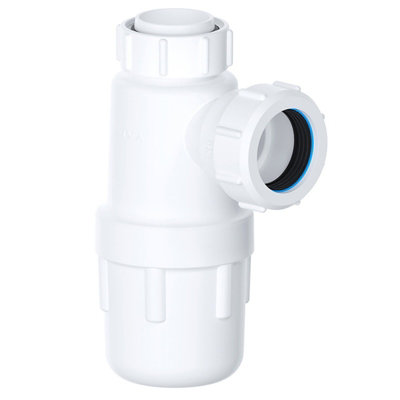 B&Q -  Waste Bottle Trap 32mm 1-1/4" Basin Bidet Urinal Bathroom Kitchen Sink 75mm Seal