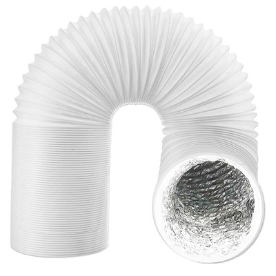 Spares2Go Air Conditioning Duct Hose 6" 15Cm 6 Metre Heat Insulated Flexible Ac Vent Pipe Universal