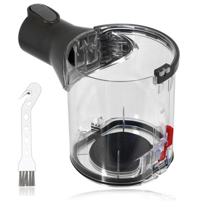 B&Q -  Dirt Bin For Dyson V6 Dc58 Dc59 Sv03 Animal Vacuum Dust Container  + Brush