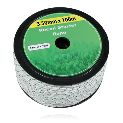 Spares2Go Pull Cord 3.5mm X 100M Starter Rope Recoil Lawnmower Chainsaw Strimmer Universal from B&Q