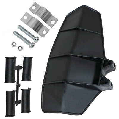Spares2Go Universal Brushcutter Trimmer Blade Guard For 24mm 26mm 28mm Straight Shaft + Reducing Kit from B&Q
