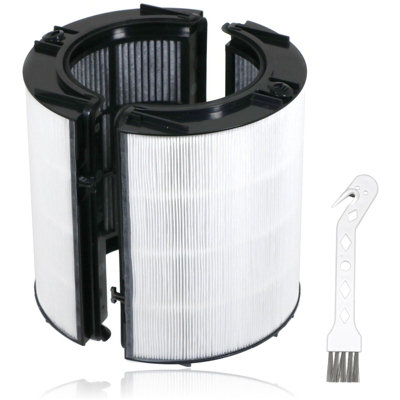 Spares2Go 360 Hepa Filter Compatible With Dyson Dp04 Hp04 Hp07 Hp09 Ph01 Ph02 Tp04 Tp06 + Cleaning Brush from B&Q
