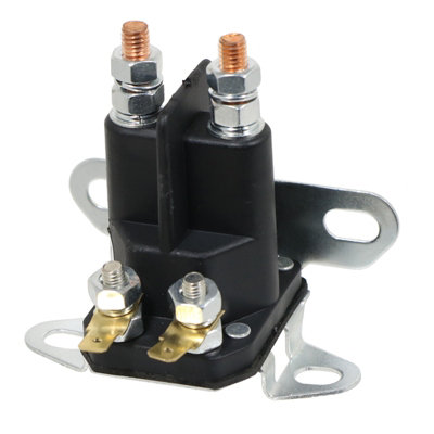 Spares2Go Solenoid Starter Switch 4 Pole Relay For Briggs & Stratton Fits Murray Lawnmower Ride On Mower Tractor from B&Q