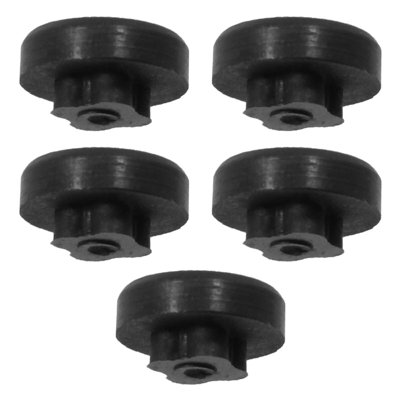 Spares2Go Hob Burner / Pan Support Rubber Buffer Feet For Smeg Oven / Cooker (Pack Of 5) from B&Q