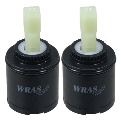 Spares2Go Mixer Tap Cartridge 30mm Single Monobloc Sink Basin Bath Hot Cold Water Valve (Pack Of 2) from B&Q