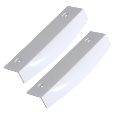 Spares2Go Door Handgrip Handle Compatible With Bosch Fridge Freezers (White145mmPack Of 2 Handles) from B&Q