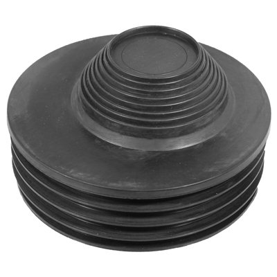 Spares2Go 110mm Waste Reducer 32mm 40mm 50mm Push Fit Soil Pipe Drainage System Adaptor (Black) from B&Q