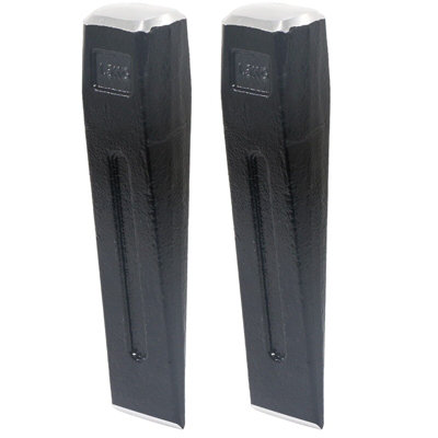 Spares2go Log Splitting Wedge Chisel Wood Fire Timber Splitter Maul Spikes (1.5Kg, 8", Pack Of 2) - Image 3
