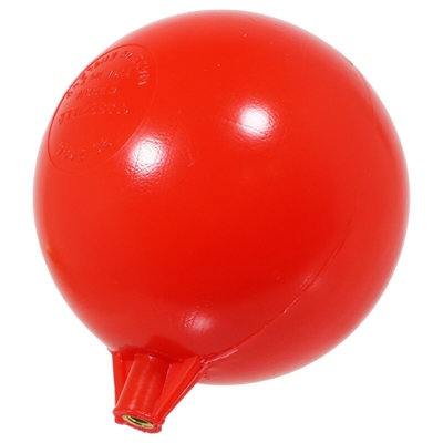Spares2Go 4 1/2" Ball Float For Toilet Cistern Ballcock Flush Valve Bs 2456 (Plastic With Brass Thread Fitting) from B&Q