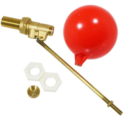 Toilet Float Valve Kit 1/2"" Part 1 BS1212/1 High Pressure Side Entry 4 1/2"" Ball - Image 3