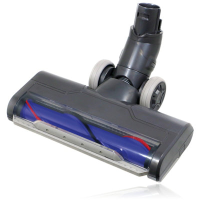 Spares2Go Brush Head For Dyson V6 Dc59 Animal Motorhead Motorised Sv03 Sv06 Turbine Tool With Led Lights (Purple / Red) from B&Q