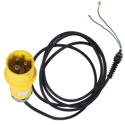 Spares2Go 110V Cable Power Lead Compatible With Belle Minimix 150 M12 Cement Mixer from B&Q