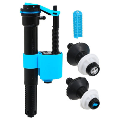 B&Q -  Toilet Cistern Fill Valve Universal Dual Height Adjustable 4-In-1 Water Float Kit (Bottom Or Side Entry)