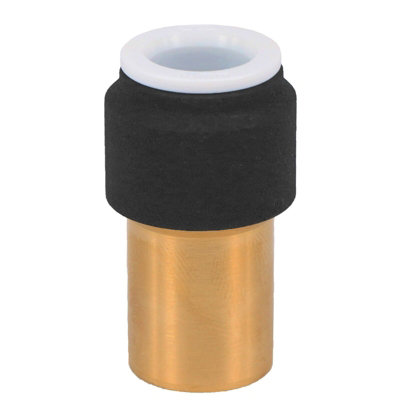 Radiator Valve 15Mm X 10Mm Black Pushfit Reducing Straight Speed Fit Compression Stem 5057817601024 - Image 3