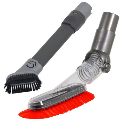 Spares2Go Brush Kit Compatible With Karcher Wd2 Wd3 Wd4 Wd5 Wd6 Mv2 Mv3 Mv4 Mv5 Mv6 Vacuum Soft Dusting Crevice Tools