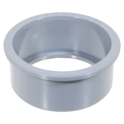 50mm Boss Adaptor Solvent Soil Stack Waste Pipe Reducer Push Fit Seal Ring Grey - Image 3