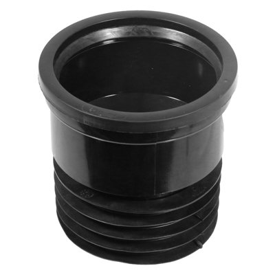 Spares2Go 110mm / 4" Soil Pipe To Clay / Cast Iron Push Fit Waste Drain Pvc Connector Adaptor from B&Q