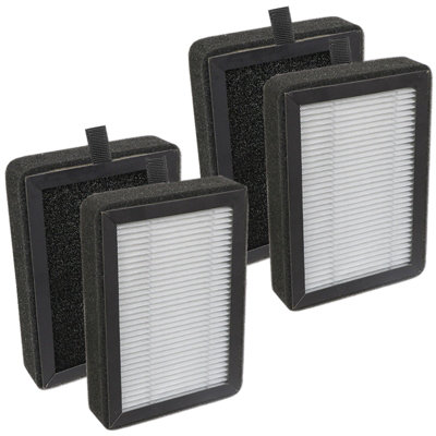 Spares2Go Hepa Filter Compatible With Levoit Lv-H128 Lv-H13Eu Air Purifier Lv-H128-Rf Lv-13Eu-Rf (Pack Of 4 Filters) from B&Q