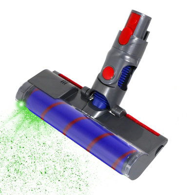 B&Q -  Brush Head Compatible With Dyson V10 Sv12 V11 Sv14 Vacuum Cleaner Floor Soft Roller Laser
