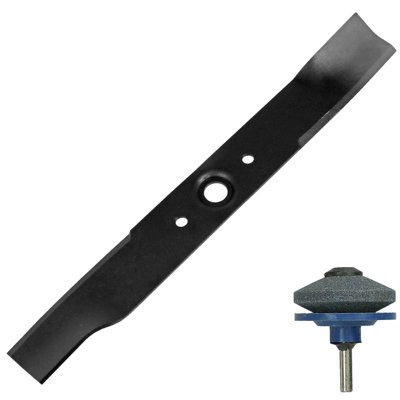 Spares2Go Blade Compatible With Honda Hr194 Hr195 Hr19 Pxe Pb Se Sxe Sme Lawnmower + Sharpner Attachment from B&Q