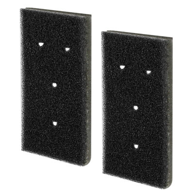 B&Q -  Tumble Dryer Foam Filter Compatible With Whirlpool / Bauknecht Heat Pump Sponge Pads (Pack Of 2)