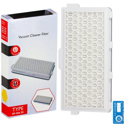 Spares2Go Hepa Filter Type Sf-Ha 50 Compatible With Miele S4000 S5000 S6000 S8000 C2 C3 Vacuum from B&Q