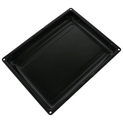 Spares2Go Small Baking Roasting Tray Grill Pan For Lamona Oven Cooker (355mm X 280mm) from B&Q