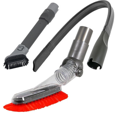 Spares2Go Flexible Crevice For Shark Hv300 Hv320 Nv340 Nv480 Nv600 Nv680 Nv800 Brush Tool from B&Q