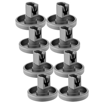 B&Q -  Basket Wheels Compatible With Bosch Neff Siemens Dishwasher 40mm X 8