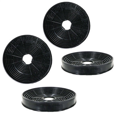 Spares2Go Charcoal Carbon Filters For Amica Cooker Hood (Pack Of 4) from B&Q