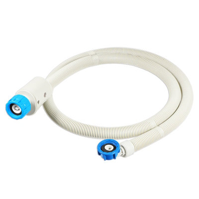 B&Q -  Safety Inlet Hose Washing Machine Dishwasher Water Fill Leak Protection Stop Valve Pipe (1.5M Length3/4" Connections)