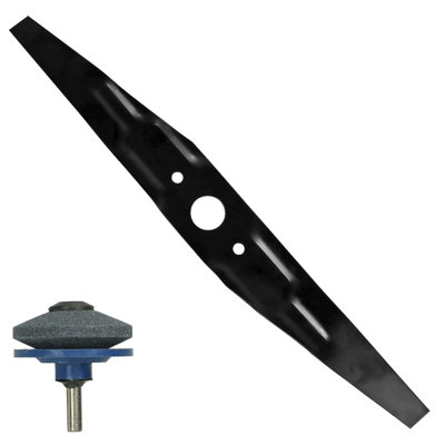 Spares2go Blade For Honda Hrg536c7 Hrx537c Lawnmower 21" Upper Cutter + Sharpener 53Cm