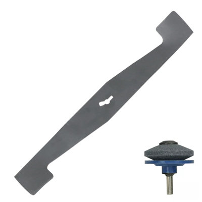 Spares2Go Rotary Blade For Spear & Jackson S1637Er S1637Er2 37Cm Lawnmower + Sharpener from B&Q