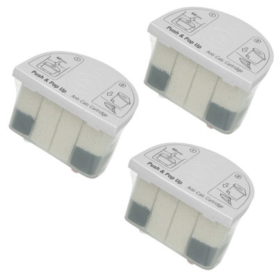 Spares2Go Anti-Calc Cartridge Filter For Beko Sga7124B Sga7126P Sgx126M Steam Generator Iron X 3