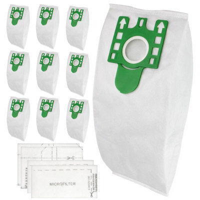 Spares2Go U Type Dust Bags For Miele S7000 S7 U1 Upright Vacuum Cleaner Pack Of 10 + 4 Filters from B&Q