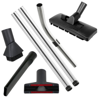 B&Q -  Chrome Extension Rod Handle Tool Kit For Goblin Vacuum Cleaners (32mm Diameter)