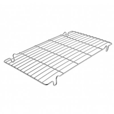 B&Q -  Universal Grill Pan Rack For Oven Insert Grid Mesh Small Silver Wire (315mm X 185mm)