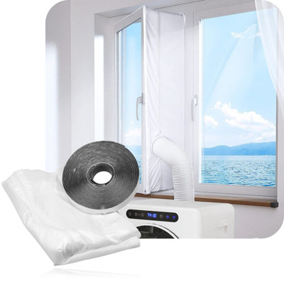B&Q -  Tumble Dryer Window Seal Kit 2M 200Cm With Double Zip Universal Waterproof And Wind Resistant - Image 3