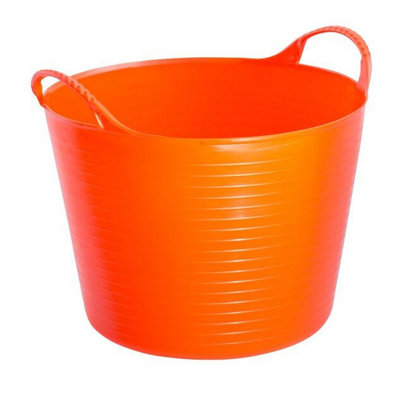 Red Gorilla Flexible Tubtrug Orange (Small) from B&Q