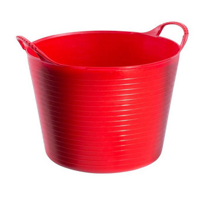 Red Gorilla Flexible Tubtrug Red (Small) from B&Q
