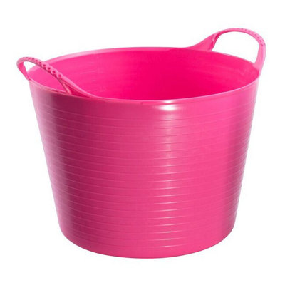 Red Gorilla Flexible Tubtrug Pink (Large) from B&Q