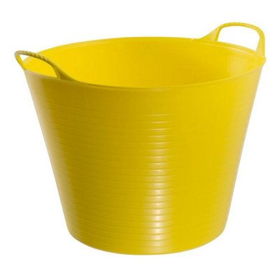 Red Gorilla Flexible Tubtrug Yellow (Large) from B&Q