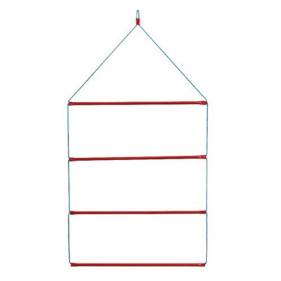 Stubbs Blanket Rack Hanging S92 Red/silver (One Size) from B&Q